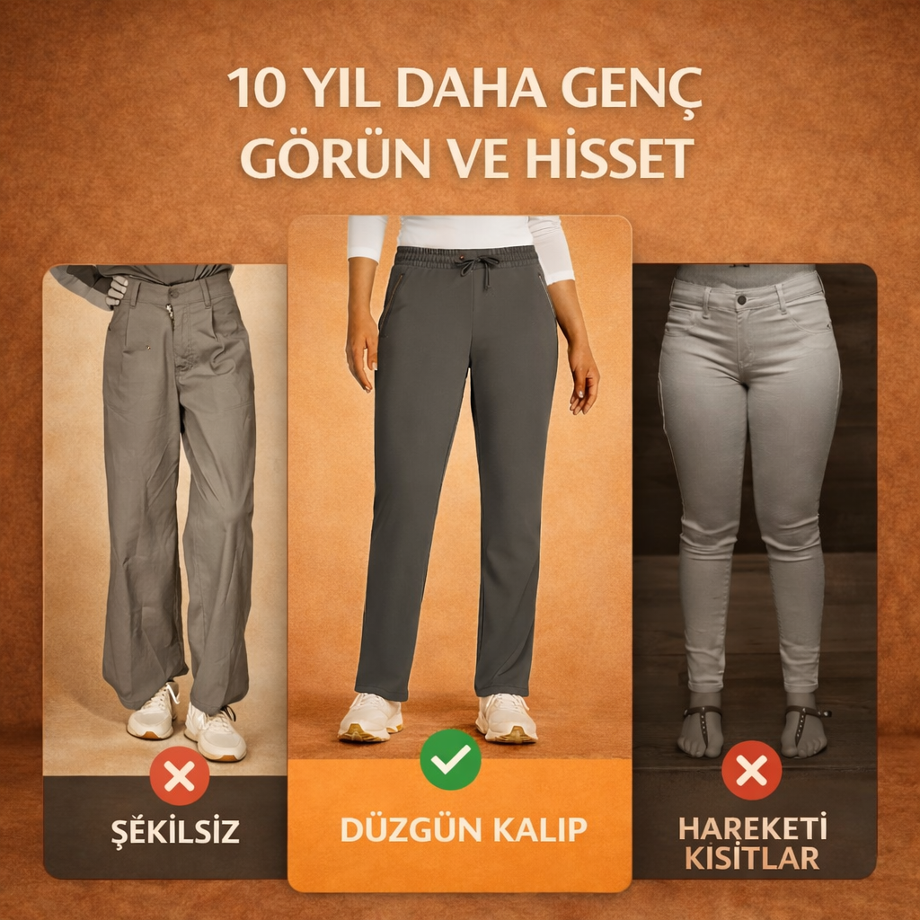 Fihoas™ İpeksi Yumuşaklıkta Ultra Rahat Esnek Pantolon