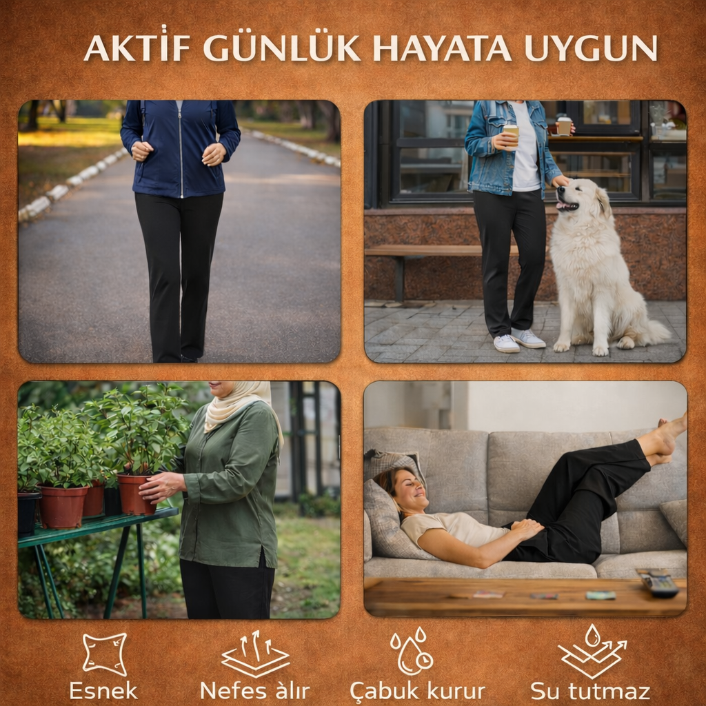 Fihoas™ İpeksi Yumuşaklıkta Ultra Rahat Esnek Pantolon